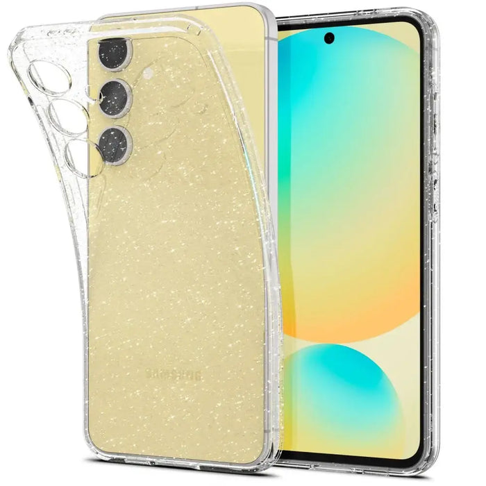 Spigen Liquid Crystal Case for Samsung Galaxy S24 FE - Clear-Glitter - Cell phone cases and covers<<<HurtelXML
