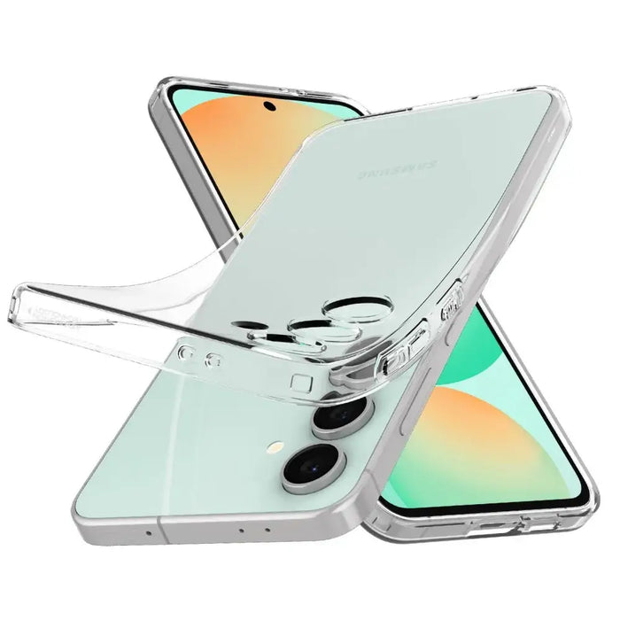 Spigen Liquid Crystal Case for Samsung Galaxy S24 FE Crystal - Transparent - Cell phone cases and covers<<<HurtelXML