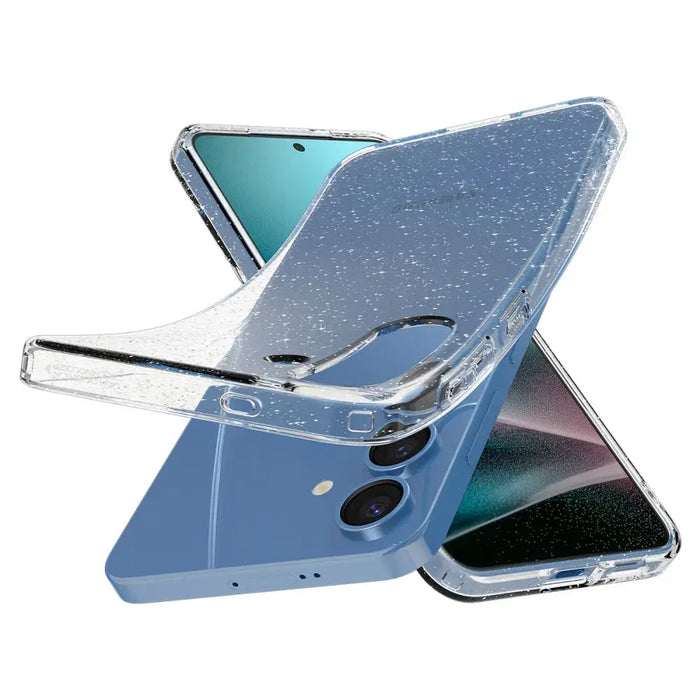 Spigen Liquid Crystal Case for Samsung Galaxy S25 - Glitter-Clear - Cell phone cases and covers<<<HurtelXML