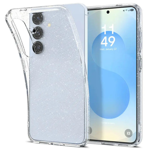 Spigen Liquid Crystal Case for Samsung Galaxy S25 - Glitter-Clear - Cell phone cases and covers<<<HurtelXML