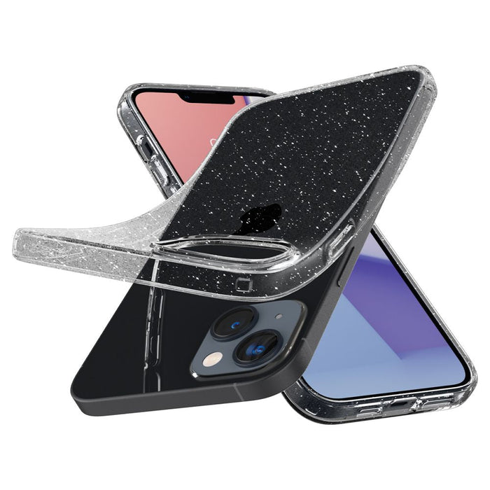Spigen Liquid Crystal iPhone 14 Plus Case - Clear Glitter - Cell phone cases and covers<<<HurtelXML