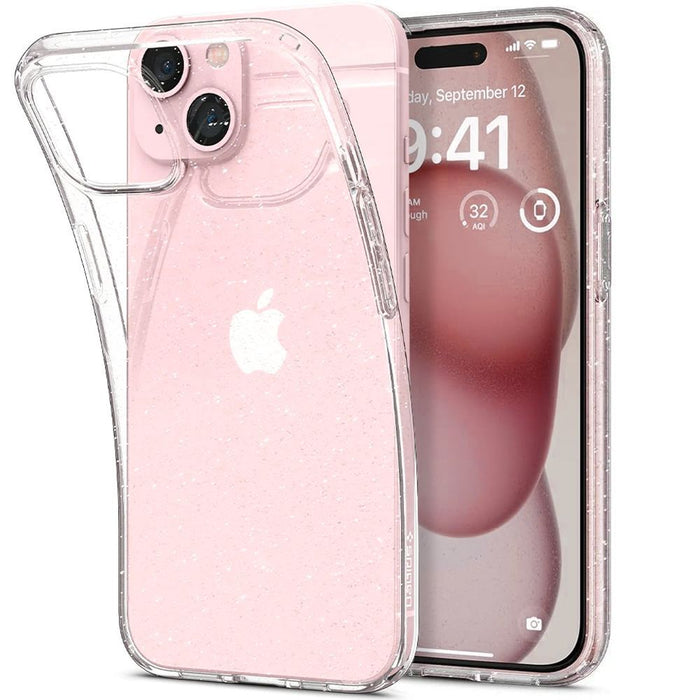 Spigen Liquid Crystal iPhone 14 Plus Case - Clear Glitter - Cell phone cases and covers<<<HurtelXML