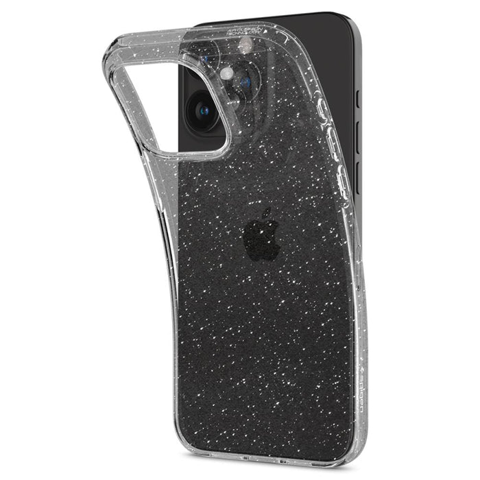 Spigen Liquid Crystal iPhone 15 Pro Max Case - Clear Glitter - Cell phone cases and covers<<<HurtelXML