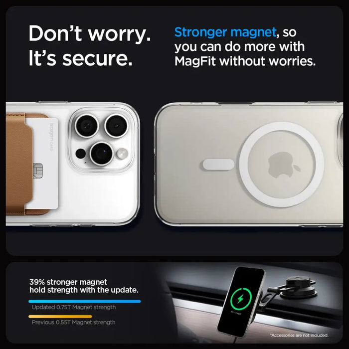 Spigen Liquid Crystal Mag MagSafe iPhone 16 Pro Case - Clear - Cell phone cases and covers<<<HurtelXML