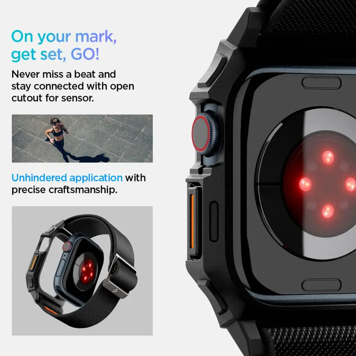 Spigen Lite Fit ’PRO’ Strap for Apple Watch 10 46mm - Black - Other cell phone equipment<<<HurtelXML