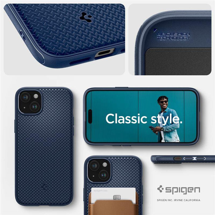 Spigen Mag Armor Case with MagSafe for iPhone 15 Plus - Blue - Cell phone cases and covers<<<HurtelXML