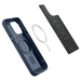 Spigen Mag Armor Case with MagSafe for iPhone 15 Pro Max - Blue - Cell phone cases and covers<<<HurtelXML