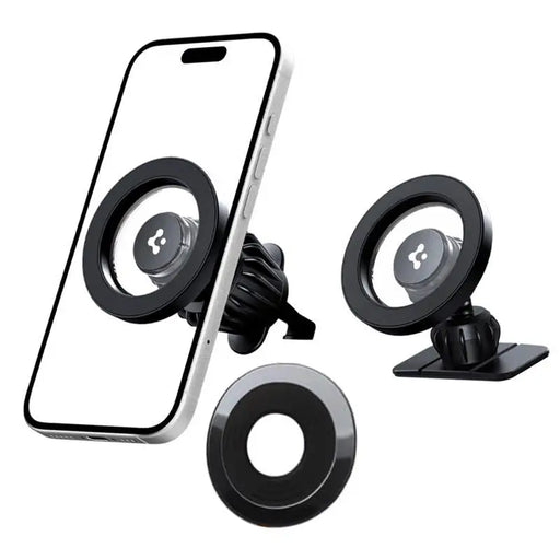 Spigen MFT13 MagSafe Car Holder for Cockpit or Air Vent - Black - Cell phone holders<<<HurtelXML