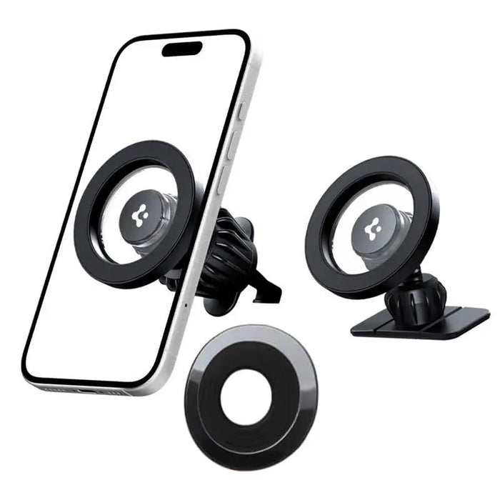 Spigen MFT13 MagSafe Car Holder for Cockpit or Air Vent - Black - Cell phone holders<<<HurtelXML