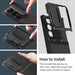 Spigen Optik Armor Case for Samsung Galaxy S23 Ultra - Black - Cell phone cases and covers<<<HurtelXML