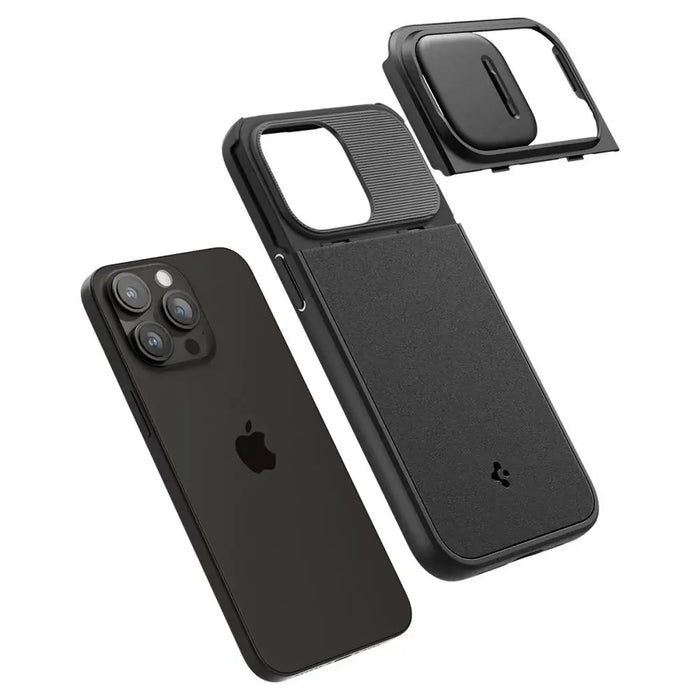 Spigen Optik Armor Mag Case with MagSafe for iPhone 15 Pro Max - Black - Cell phone cases and covers<<<HurtelXML