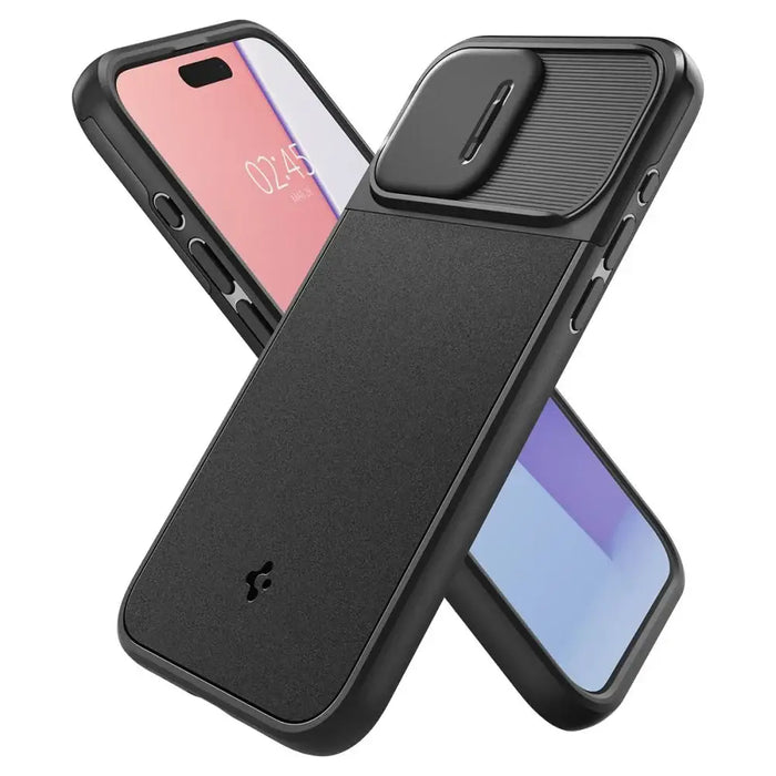 Spigen Optik Armor Mag Case with MagSafe for iPhone 15 Pro Max - Black - Cell phone cases and covers<<<HurtelXML