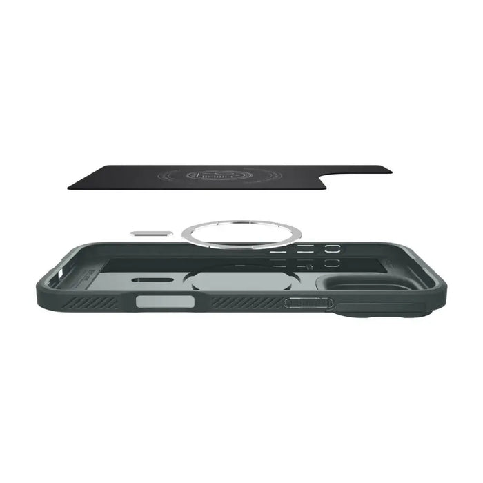 Spigen Optik Armor Mag Case with MagSafe for iPhone 16 Pro - Green - Cell phone cases and covers<<<HurtelXML