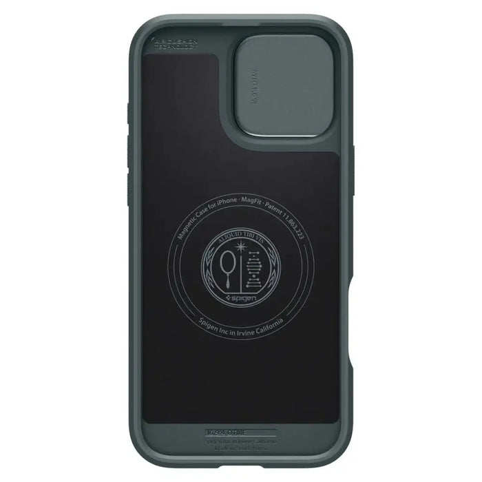 Spigen Optik Armor Mag Case with MagSafe for iPhone 16 Pro - Green - Cell phone cases and covers<<<HurtelXML