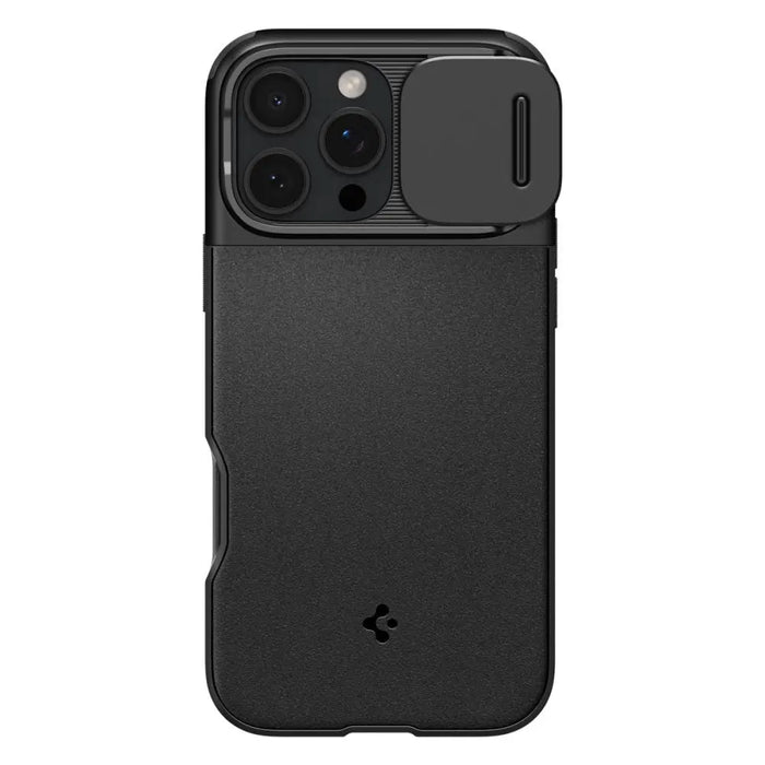 Spigen Optik Armor Mag Case with MagSafe for iPhone 16 Pro Max - Black - Cell phone cases and covers<<<HurtelXML