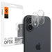 Spigen Optik Glas.tR tempered glass for iPhone 16 / 16 Plus camera - transparent (2 pcs.) - Cell phone tempered