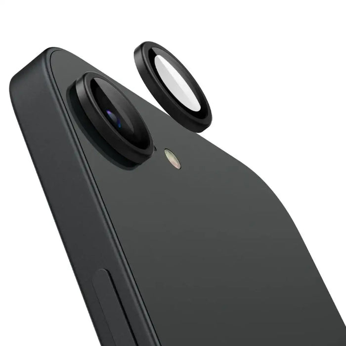 Spigen Optik Pro GLAS.TR ’Ez Fit’ Camera Cover 2-pack for iPhone 16e - Black - Cell phone tempered glass<<<HurtelXML