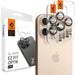 Spigen Optik Pro GLAS.TR ”EZ FIT” Camera Protector 2-PACK for iPhone 16 Pro / Pro Max - Brown - Cell phone tempered