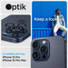 Spigen Optik.tR EZ Fit Camera Protector for iPhone 14 Pro / Pro Max / 15 Pro / Pro Max - Titanium Blue 2 pcs. - Cell