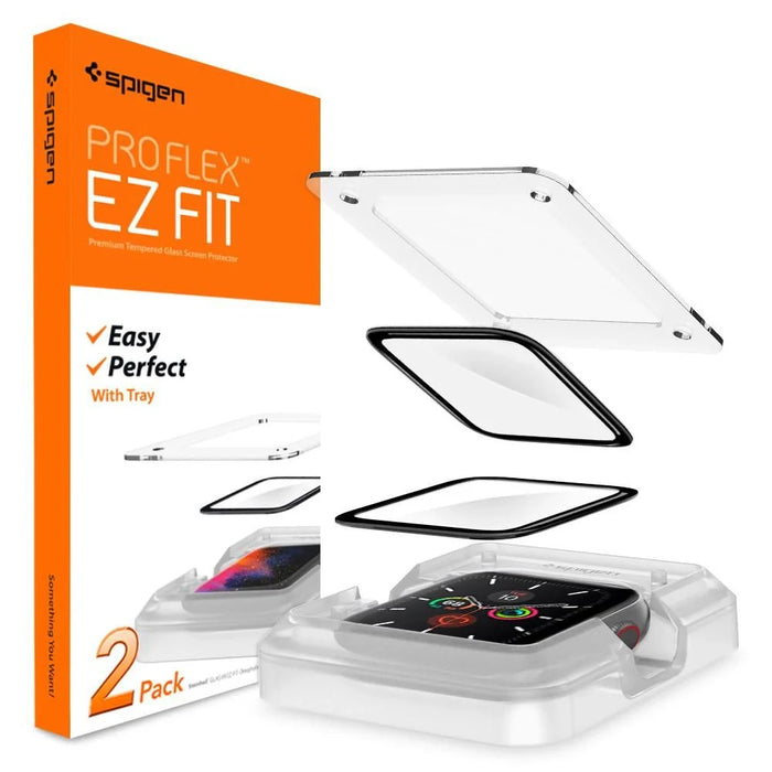 Spigen ProFlex EZ Fit Hybrid Glass for Apple Watch 4/5/6/SE (40mm) - Cell phone tempered glass<<<HurtelXML