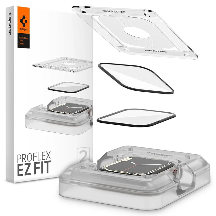 Spigen ProFlex EZ Fit Hybrid Glass for Apple Watch 7 / 8 (41 mm) - 2 pcs. - Cell phone tempered glass<<<HurtelXML