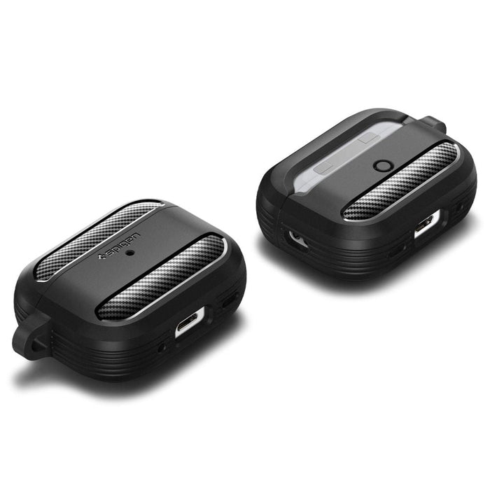 Spigen Rugged Armor Case for Apple AirPods Pro 1 / 2 - Matte Black - Cell phone cases and covers<<<HurtelXML