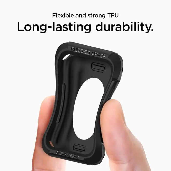 Spigen Rugged Armor Case for Apple Watch 4 / 5 / 6 / 7 / 8 / SE (44/45 mm) - Black - Cell phone cases