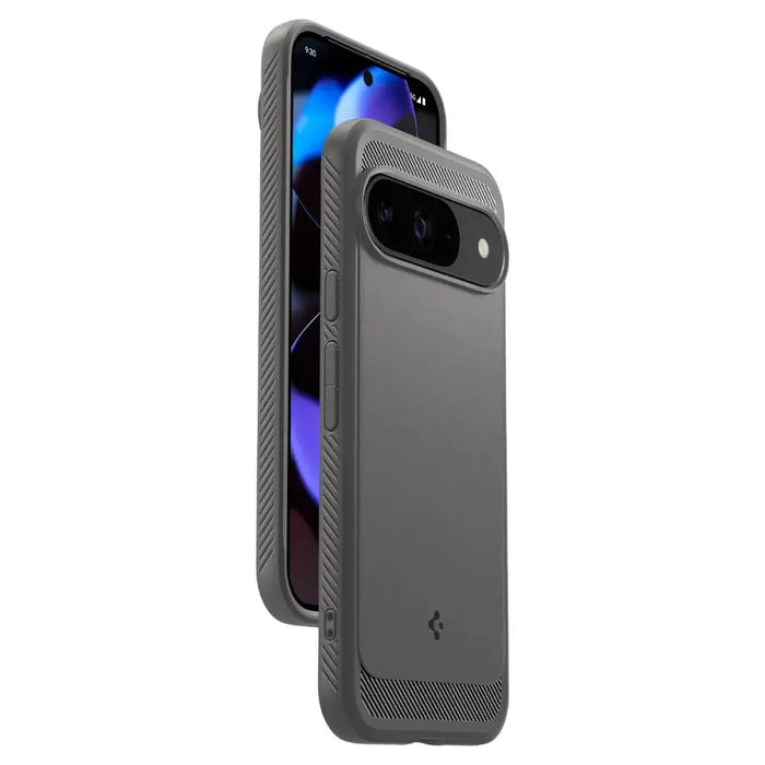 Spigen Rugged Armor Case for Google Pixel 9 / 9 Pro - Gray - Cell phone cases and covers<<<HurtelXML