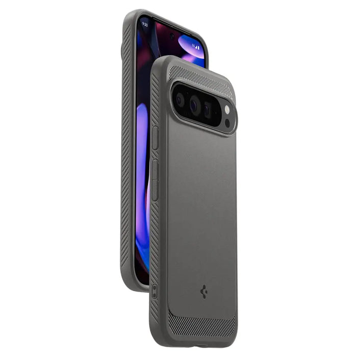 Spigen Rugged Armor Case for Google Pixel 9 Pro XL - Gray - Cell phone cases and covers<<<HurtelXML