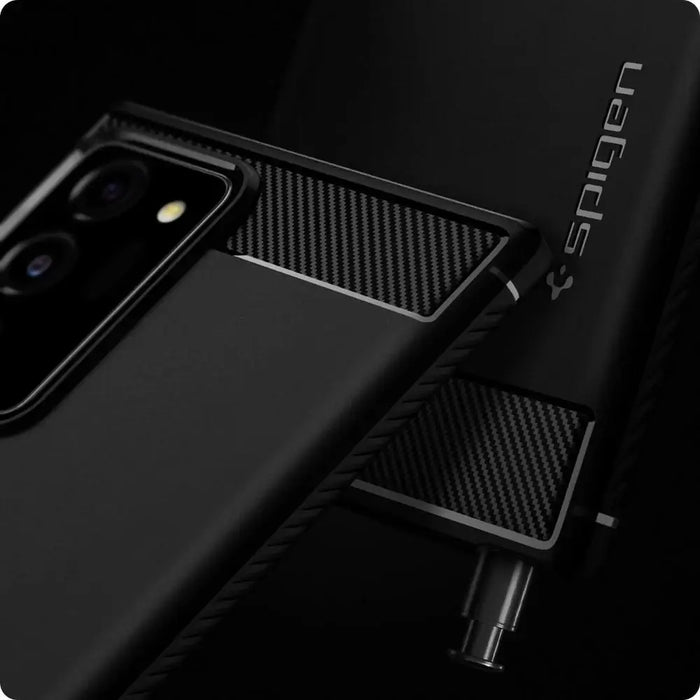 Spigen Rugged Armor Case for Samsung Galaxy Note 20 Ultra - Matte Black - Cell phone cases and covers<<<HurtelXML