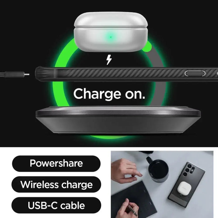 Spigen Rugged Armor Case for Samsung Galaxy S23 Ultra - Matte Black - Cell phone cases and covers<<<HurtelXML