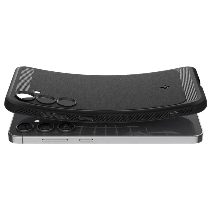 Spigen Rugged Armor Case for Samsung Galaxy S24 FE - Black - Cell phone cases and covers<<<HurtelXML