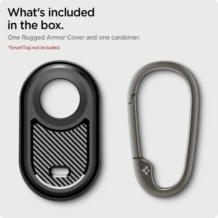 Spigen Rugged Armor Case for Samsung Galaxy SmartTag 2 - Matte Black - Other cell phone equipment<<<HurtelXML
