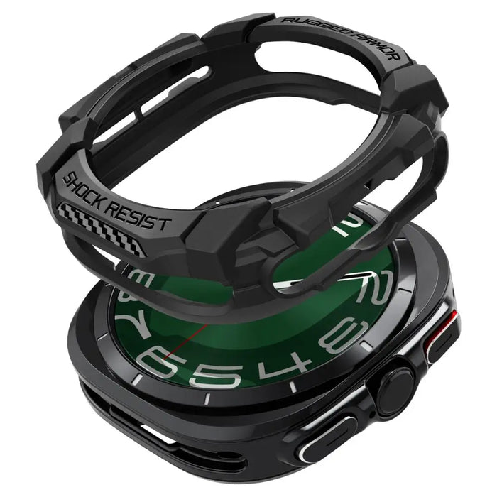 Spigen Rugged Armor Case for Samsung Galaxy Watch Ultra (47mm) - Matte Black - Cell phone cases and covers<<<HurtelXML