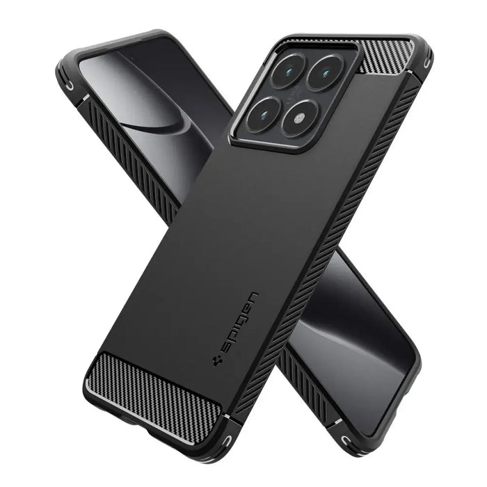 Spigen Rugged Armor case for Xiaomi 14T Pro - matte black - Cell phone cases and covers<<<HurtelXML