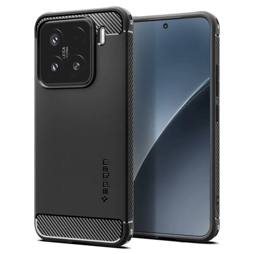 Spigen Rugged Armor case for Xiaomi 15 - matte black - Cell phone cases and covers<<<HurtelXML