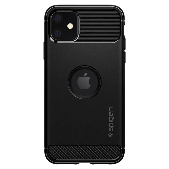 Spigen Rugged Armor iPhone 11 Case - Matte Black - Cell phone cases and covers<<<HurtelXML