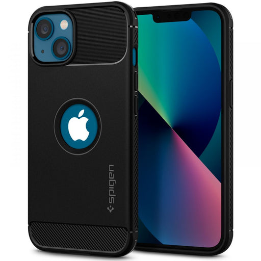 Spigen Rugged Armor iPhone 13 Case - Matte Black - Cell phone cases and covers<<<HurtelXML