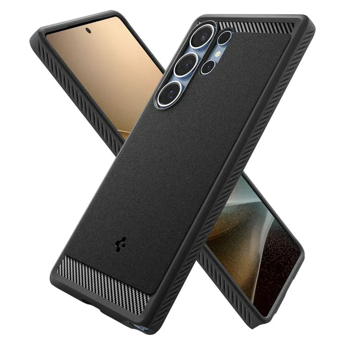 Spigen Rugged Armor Mag Case for Samsung Galaxy S25 Ultra - Black - Cell phone cases and covers<<<HurtelXML