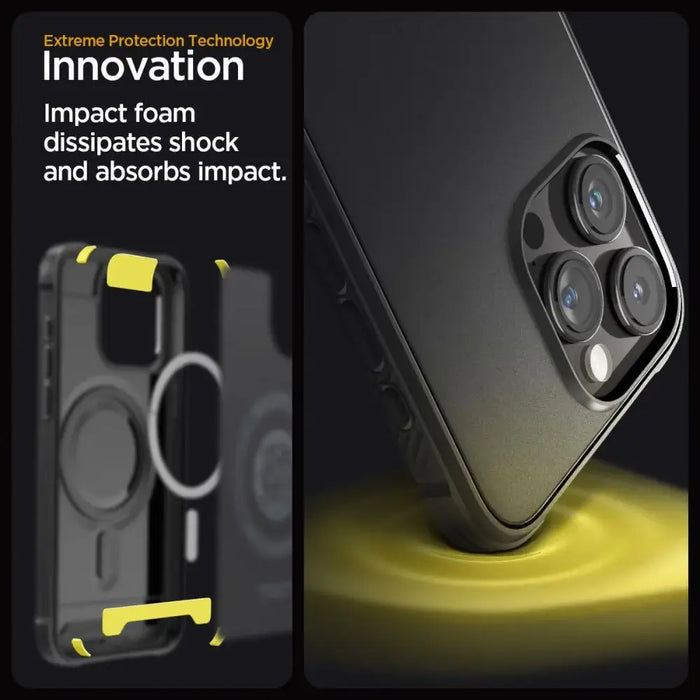 Spigen Rugged Armor Mag Case with MagSafe for iPhone 15 Pro - Matte Black - Cell phone cases and covers<<<HurtelXML