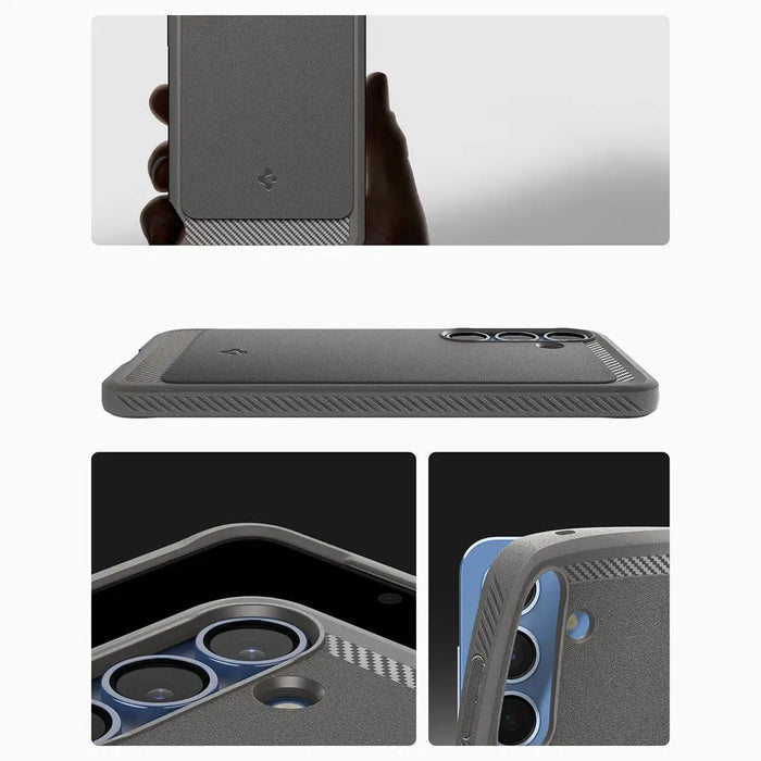 Spigen Rugged Armor Mag MagSafe Case for Samsung Galaxy S25 - Gray - Cell phone cases and covers<<<HurtelXML