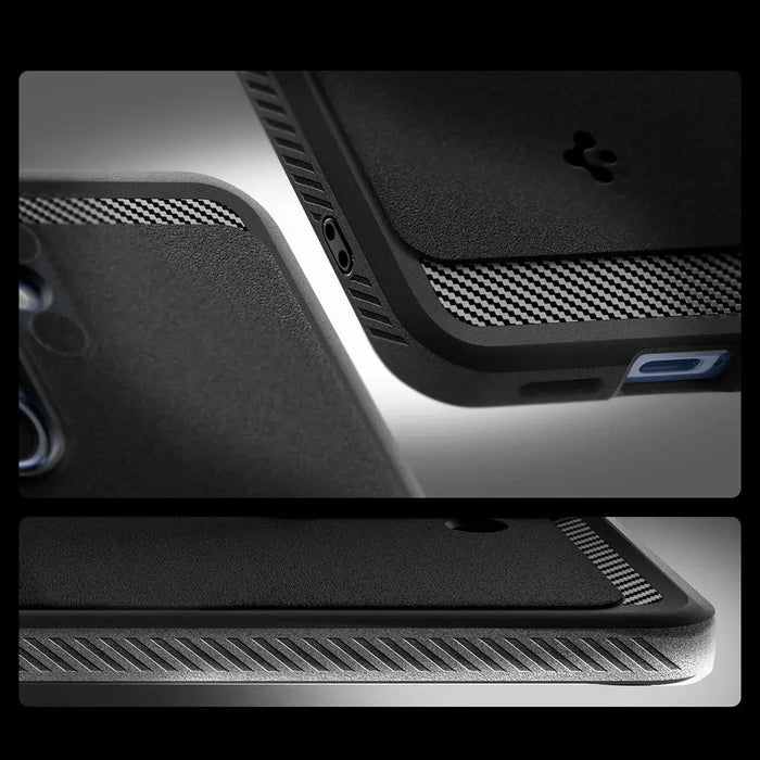 Spigen Rugged Armor Mag MagSafe Case for Samsung Galaxy S25 - Matte Black - Cell phone cases and covers<<<HurtelXML