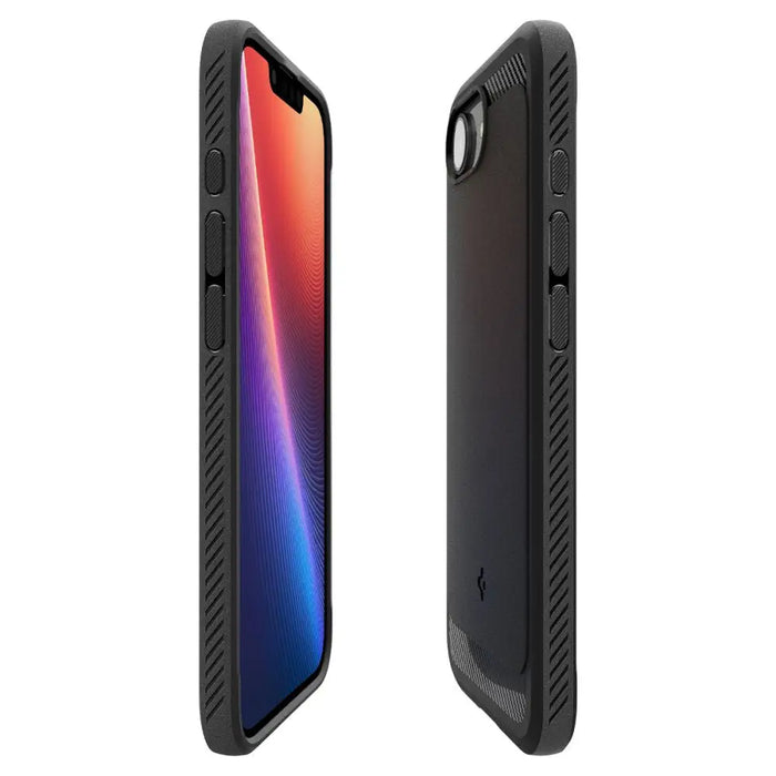 Spigen Rugged Armor MagSafe case for iPhone 16e - black - Cell phone cases and covers<<<HurtelXML