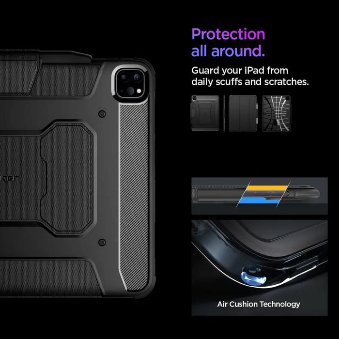 Spigen Rugged Armor Pro Case for iPad Pro 13’’ 2024 - Black - Cell phone cases and covers<<<HurtelXML