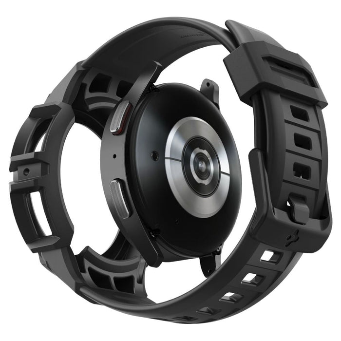 Spigen Rugged Armor Pro Case with Strap for Samsung Galaxy Watch 5 Pro (45mm) - Black - Cell phone cases