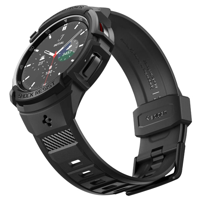 Spigen Rugged Armor Pro Case with Strap for Samsung Galaxy Watch 6 Classic (47mm) - Black - Cell phone cases