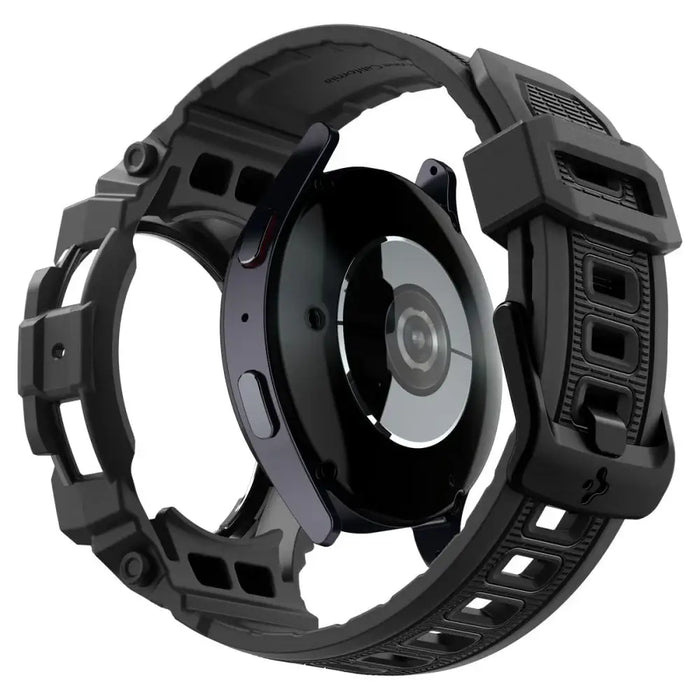 Spigen Rugged Armor Pro Case with Strap for Samsung Galaxy Watch 7 (44mm) - Black - Cell phone cases