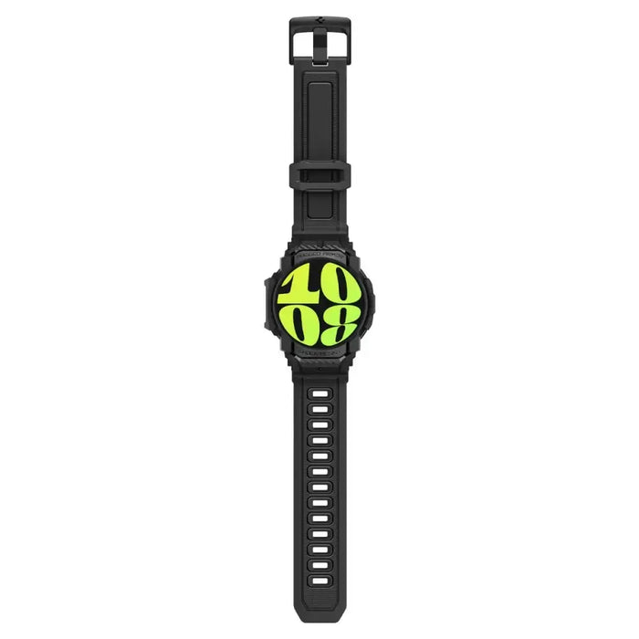 Spigen Rugged Armor Pro Case with Strap for Samsung Galaxy Watch 7 (44mm) - Black - Cell phone cases