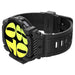 Spigen Rugged Armor Pro Case with Strap for Samsung Galaxy Watch 7 (44mm) - Black - Cell phone cases