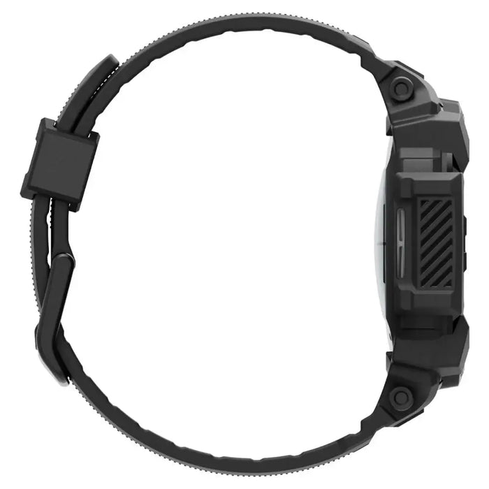 Spigen Rugged Armor Pro Case with Strap for Samsung Galaxy Watch 7 (44mm) - Black - Cell phone cases